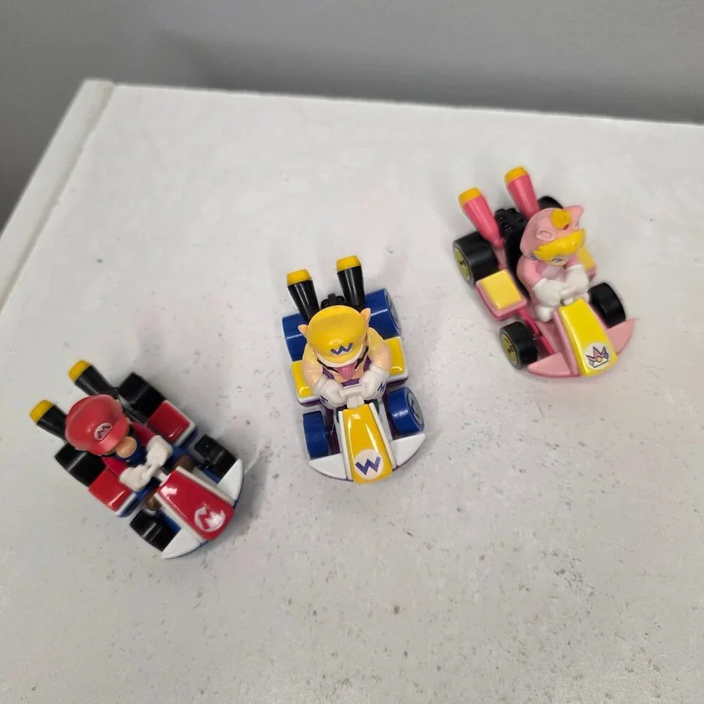 Nintendo Standard Kart Lot of Three Die Cast Cars